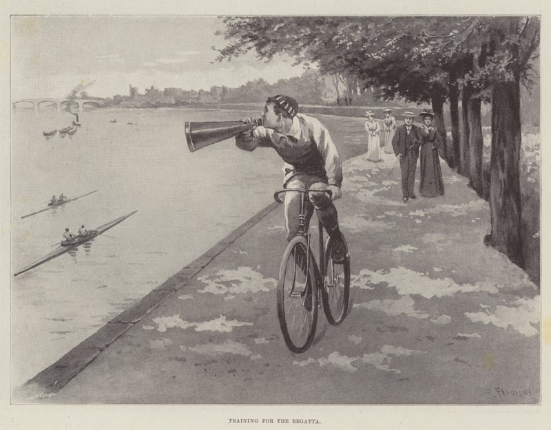 Edzés a Regattára alkotó: Paul Frenzeny