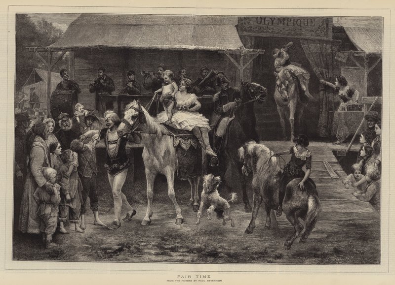 Fair Time alkotó: Paul Friedrich Meyerheim