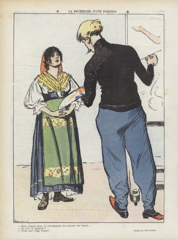 Illusztráció Le Rire alkotó: Paul Balluriau