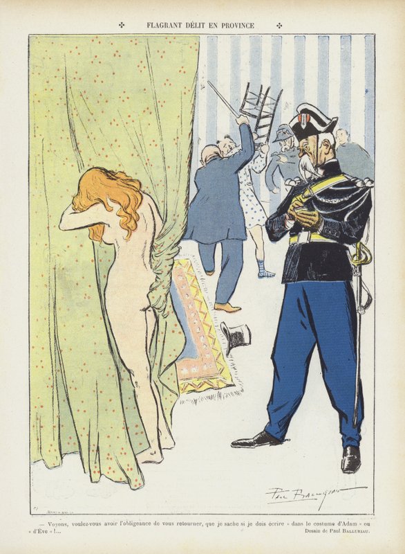 Illusztráció Le Rire alkotó: Paul Balluriau