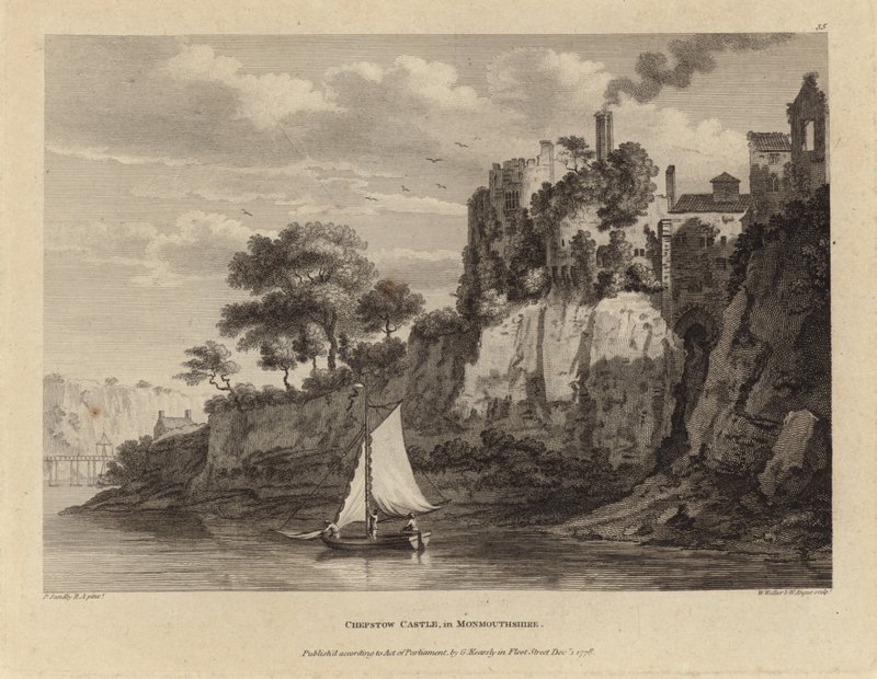 Chepstow kastély alkotó: Paul Sandby