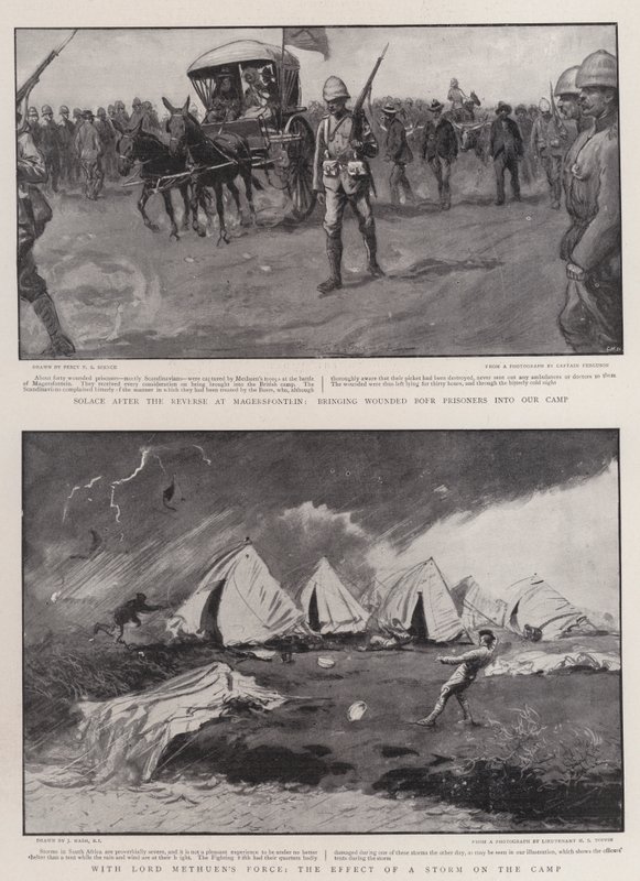 A háború Dél-Afrikában alkotó: Percy F.S. Spence