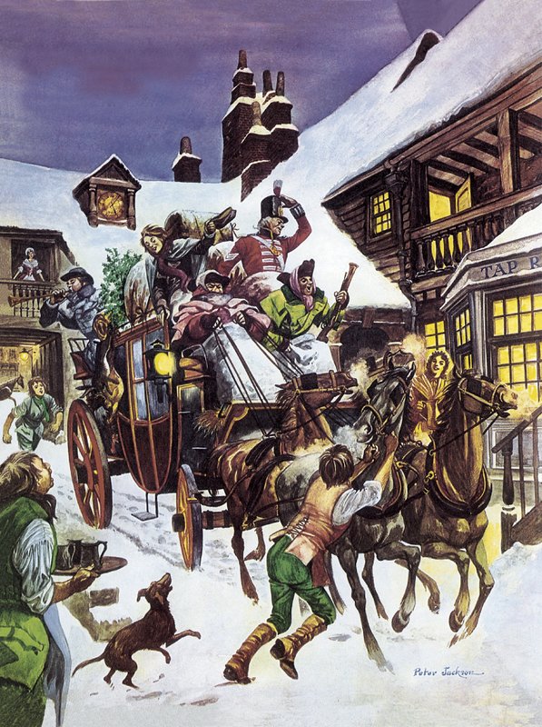 Karácsony napja a 18. században alkotó: Peter Jackson