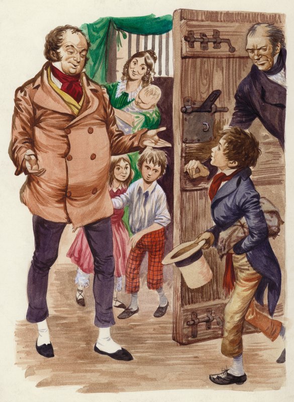 David Copperfield találkozik Micawber úrral alkotó: Peter Jackson