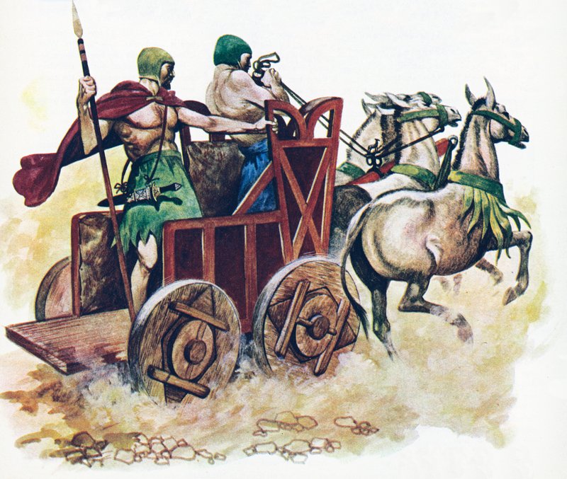 Sumér szekér (színes litho) alkotó: Peter Jackson