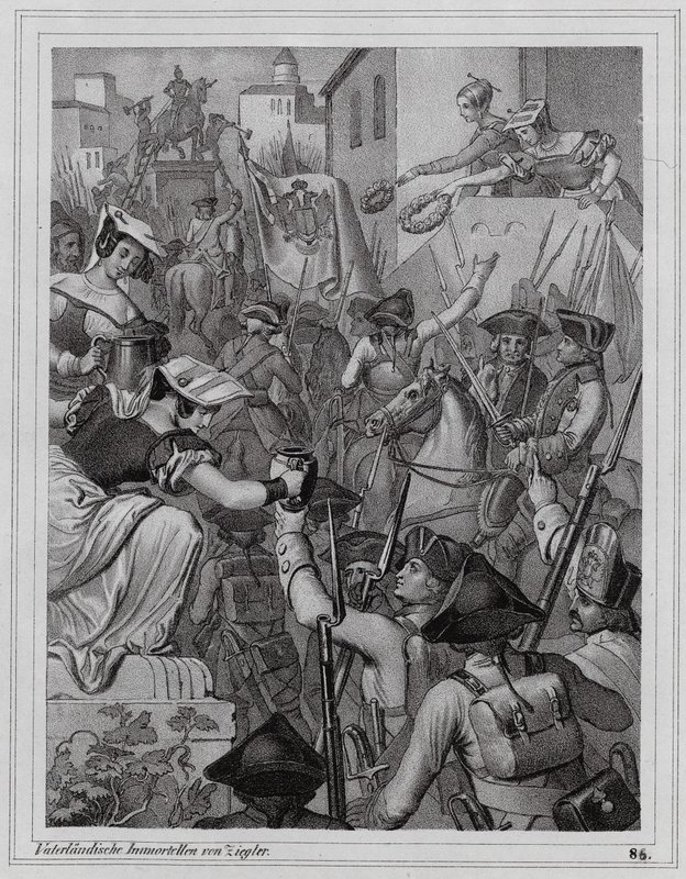 A spanyol örökösödési háború alkotó: Peter Johann Nepomuk Geiger