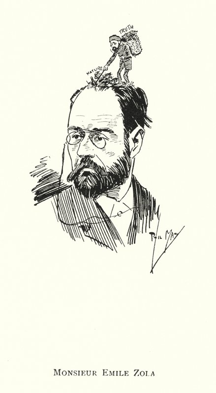 Monsieur Emile Zola (litho) alkotó: Phil May