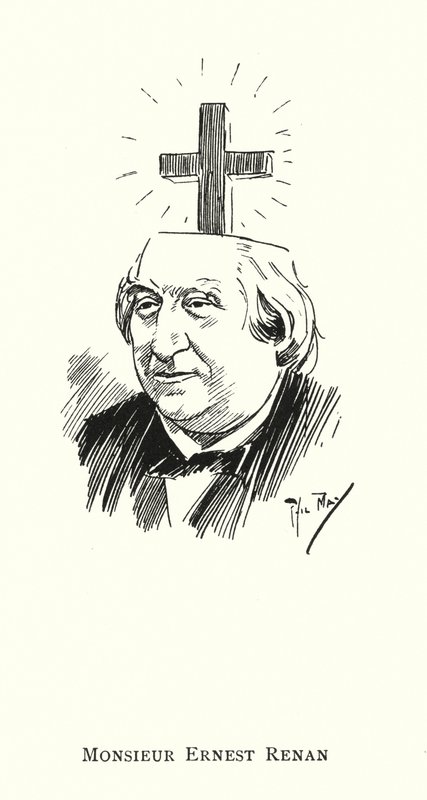 Monsieur Ernest Renan (litho) alkotó: Phil May