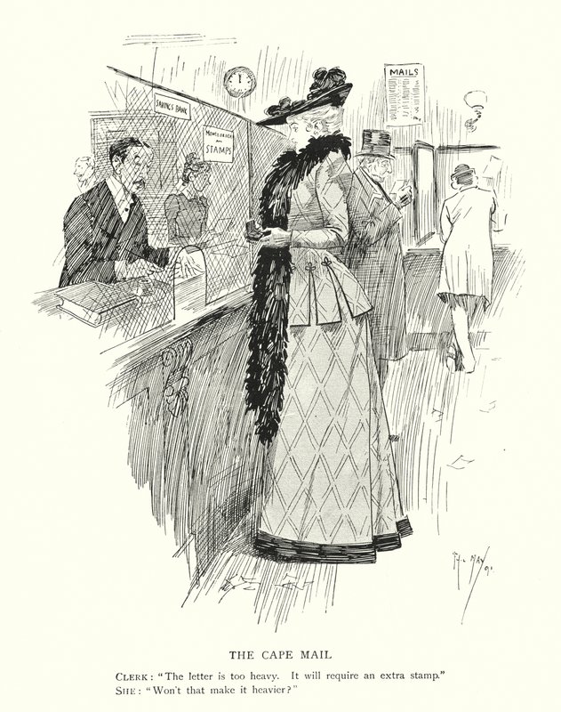 A Cape Mail (litho) alkotó: Phil May