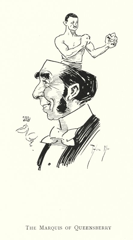 Queensberry márki (litho) alkotó: Phil May