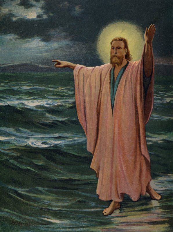 Jézus a tengeren jár alkotó: Philip Richard Morris