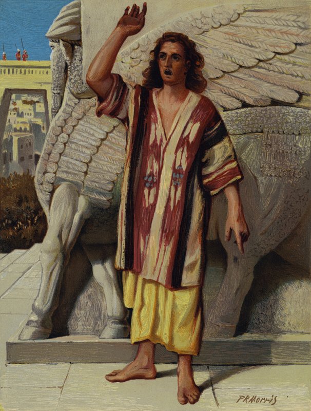 Jónás Ninivében prédikál alkotó: Philip Richard after Morris