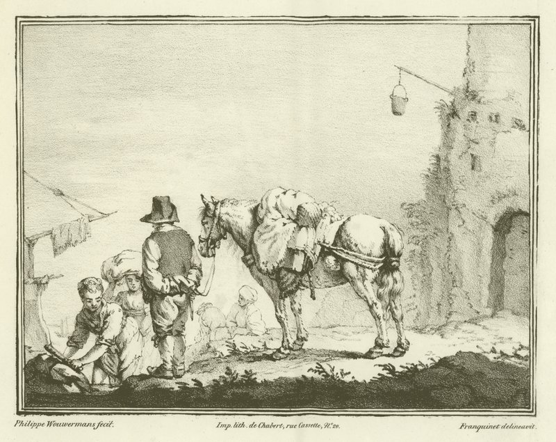 Utazó lóval alkotó: Philips Wouwerman