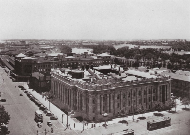 Parlament, Adelaide, Dél-Ausztrália (f/w fotó) alkotó: Photographer Australian