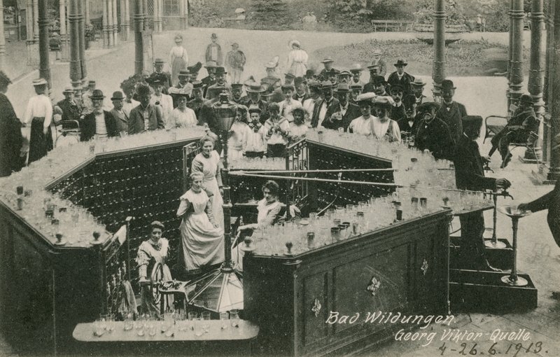 Bad Wildungen. 1913-ban feladott képeslap. alkotó: Photographer German