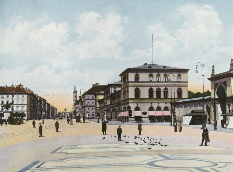 München/München: Odeonsplatz U Ludwigstrasse (fotó) alkotó: Photographer German