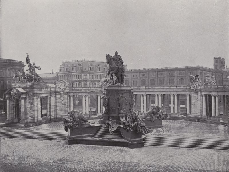 Nationaldenkmal Kaiser Wilhelm I (f/w fotó) alkotó: Photographer German