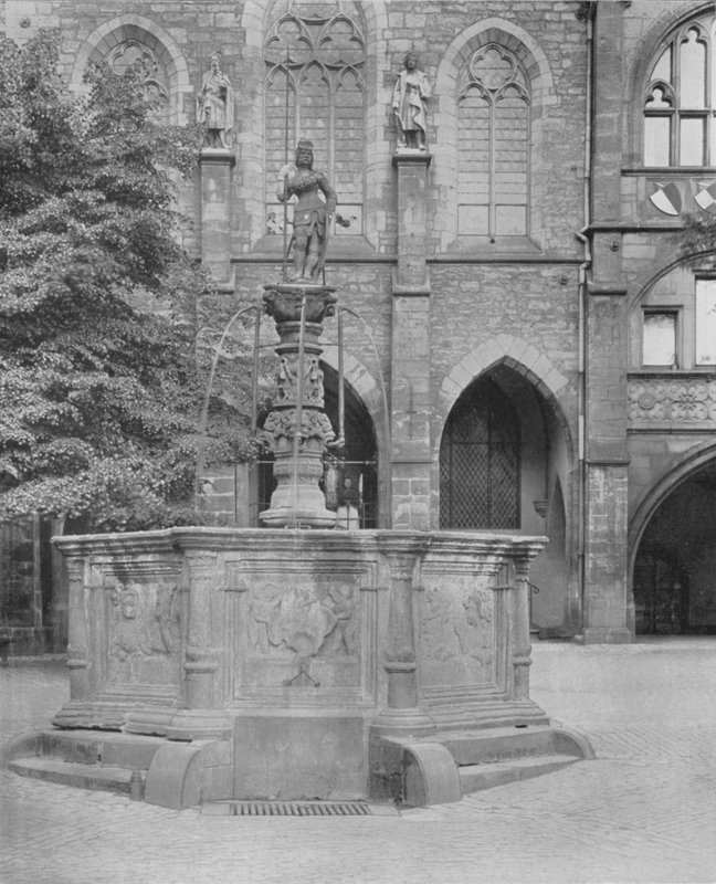 Rolandsbrunnen (f/w fotó) alkotó: Photographer German