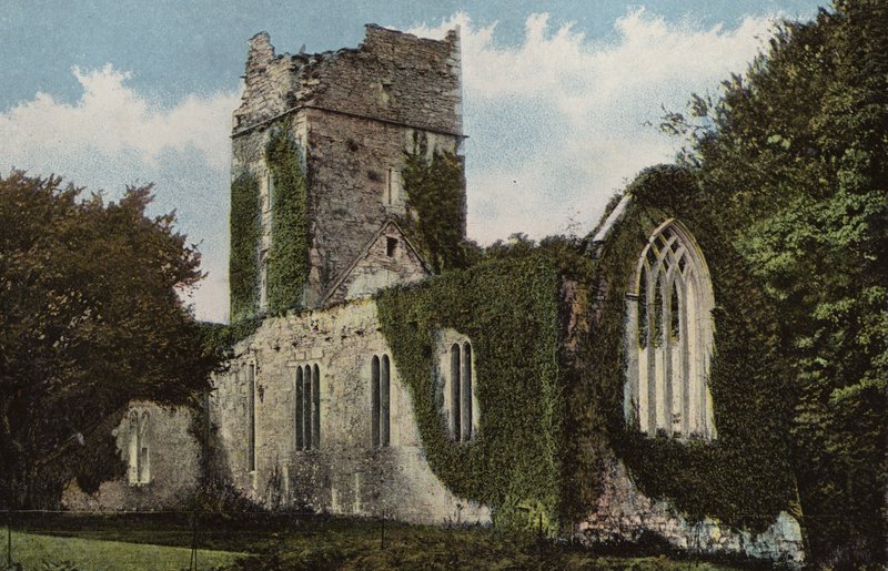 Dél-Írország: Muckross Abbey, Killarney (színes fotó) alkotó: Photographer Irish