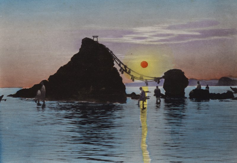 Japan, c.1912: Futamigaura, Ise (photo) alkotó: Photographer Japanese