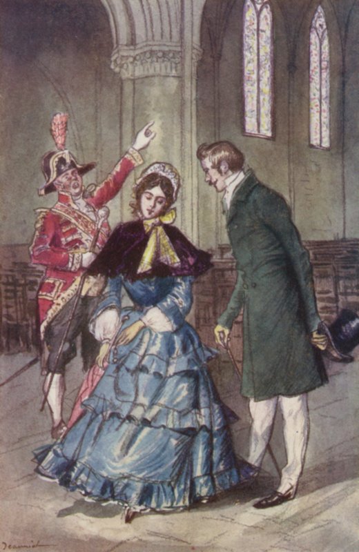 A gyöngy utána kiáltott: "Monsieur? A torony! A torony!" alkotó: Pierre Georges Jeanniot