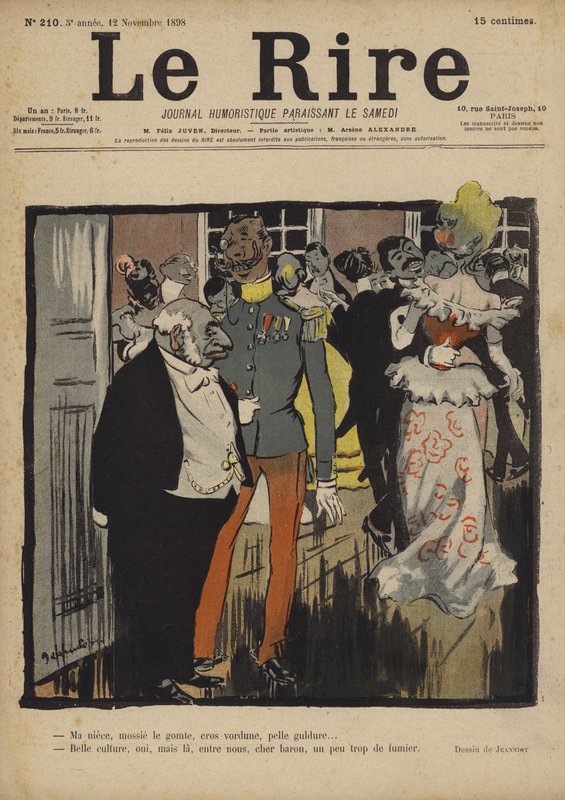 Illusztráció Le Rire alkotó: Pierre Georges Jeanniot