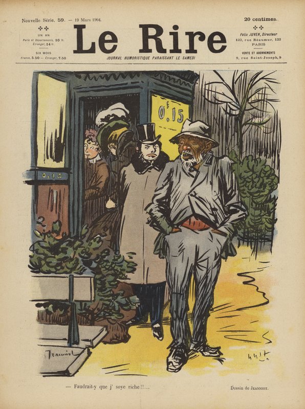 Illusztráció Le Rire alkotó: Pierre Georges Jeanniot