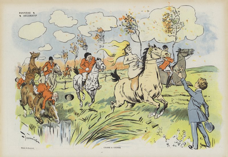 Illusztráció Le Rire alkotó: Pierre Georges Jeanniot