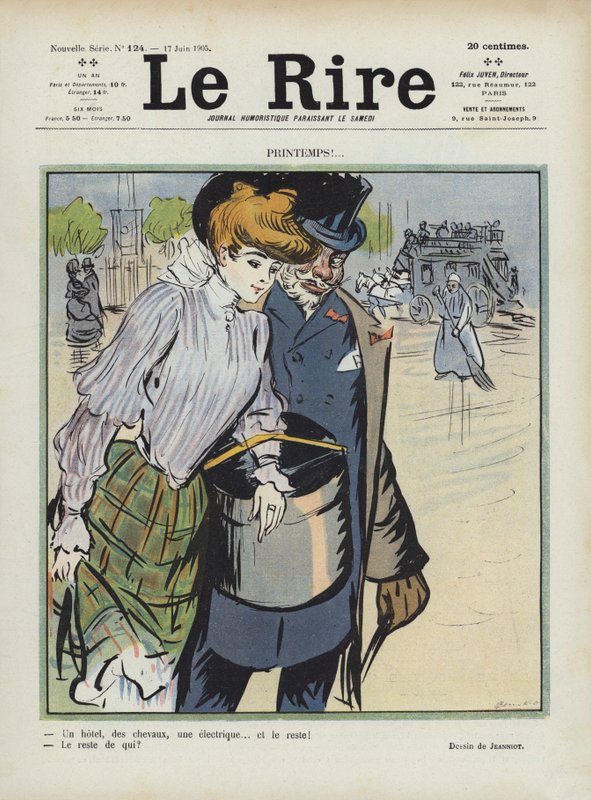 Illusztráció Le Rire alkotó: Pierre Georges Jeanniot