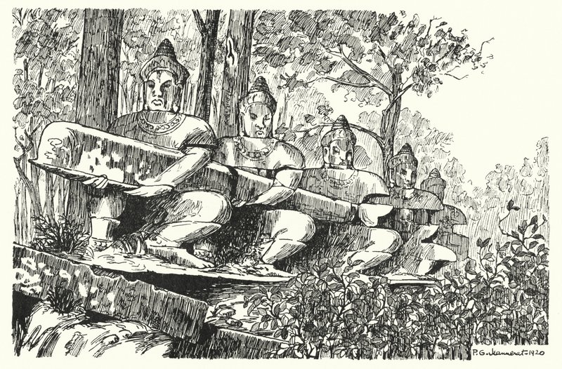A korlát óriásai (metszet) alkotó: Pierre Jeannerat de Beerski