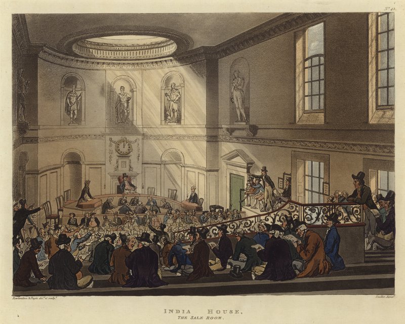 India House alkotó: Pugin and Rowlandson