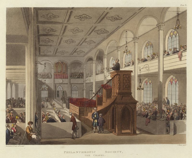 Filantróp Társaság alkotó: Pugin and Rowlandson