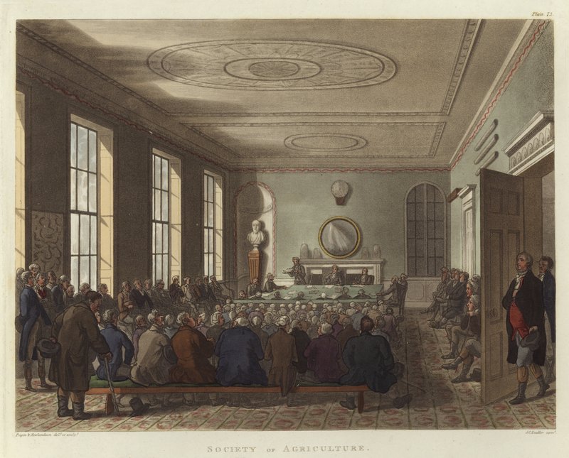 Mezőgazdasági Társaság alkotó: Pugin and Rowlandson