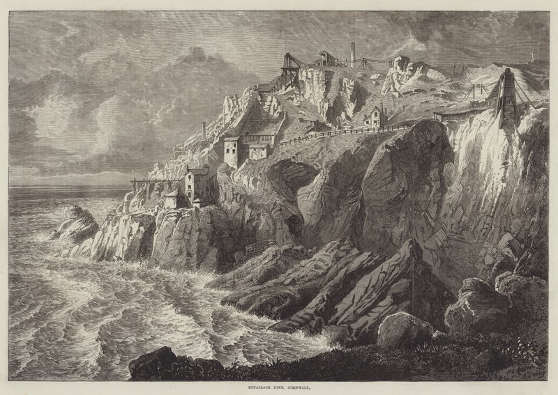 Botallack bánya, Cornwall alkotó: R. Dudley