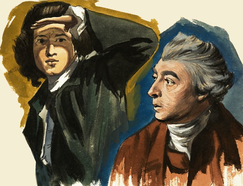 Sir Joshua Reynolds és Thomas Gainsborough alkotó: Ralph Bruce