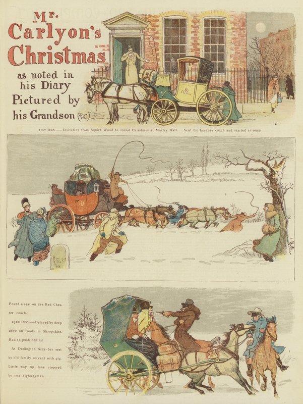 Carlyon úr karácsonya (chromolitho) alkotó: Randolph Caldecott