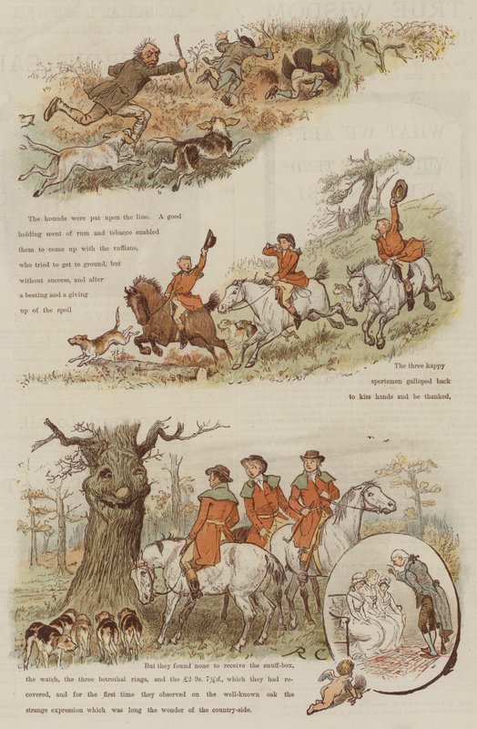 A nevető tölgy legendája (chromolitho) alkotó: Randolph Caldecott