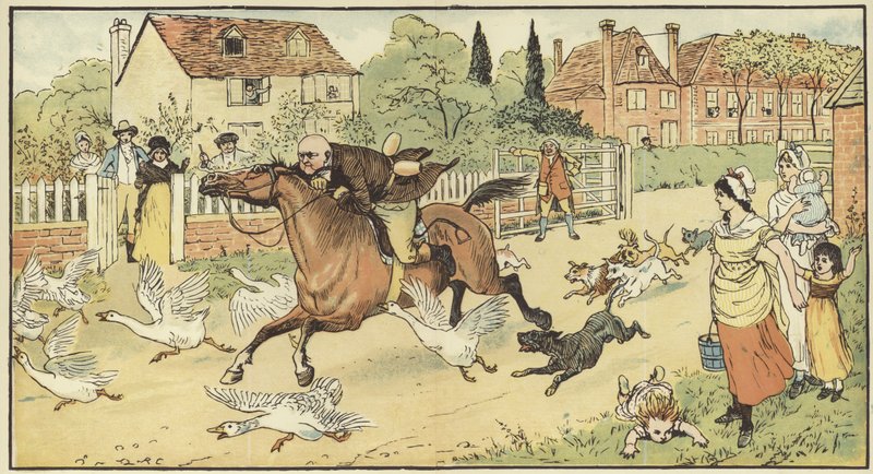 John Gilpin alkotó: Randolph Caldecott