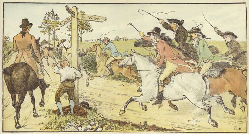 John Gilpin alkotó: Randolph Caldecott