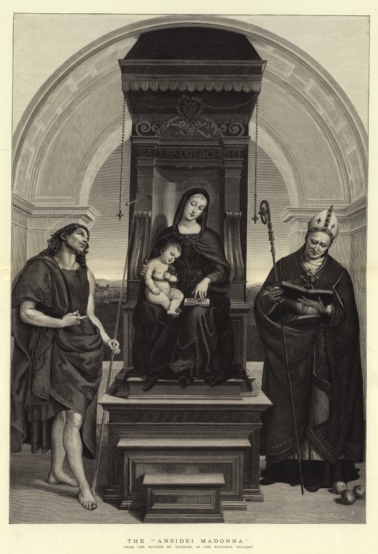 Az Ansidei Madonna alkotó: Raffaello Sanzio Raphael