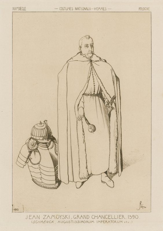 Jan Zamoyski, nagykancellár, 1590 alkotó: Raphael Jacquemin