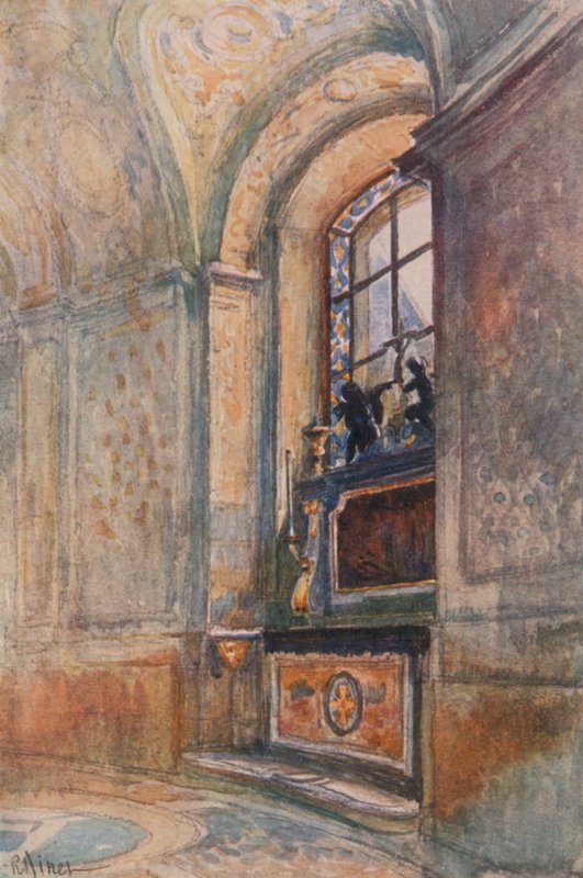Oltár a kápolnában, Versailles alkotó: Rene Binet