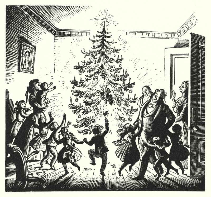 Hans Christian Andersen: A fenyő (litho) alkotó: Rex (after) Whistler