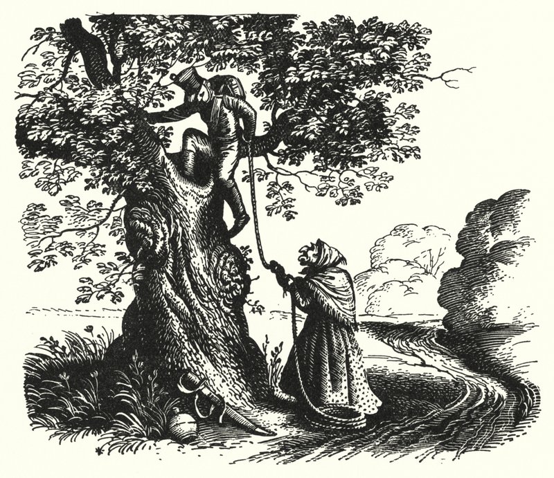 Hans Christian Andersen: The Tinder-Box (litho) alkotó: Rex (after) Whistler