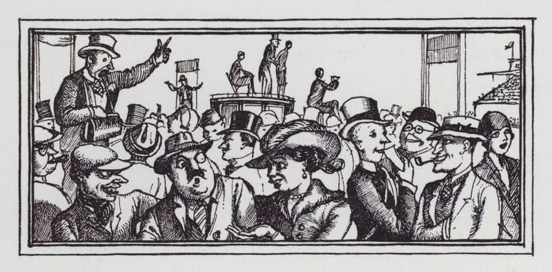 The Derby (litho) alkotó: Rex (after) Whistler