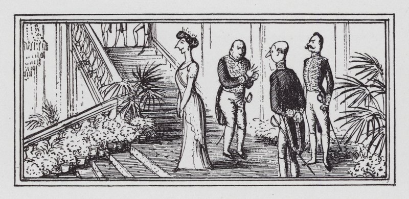 A Külügyminisztérium Pártja (litho) alkotó: Rex (after) Whistler