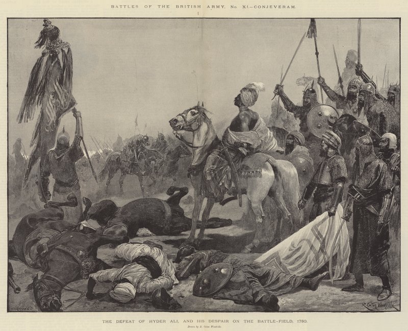 A brit hadsereg csatái, Conjeveram alkotó: Richard Caton Woodville junior