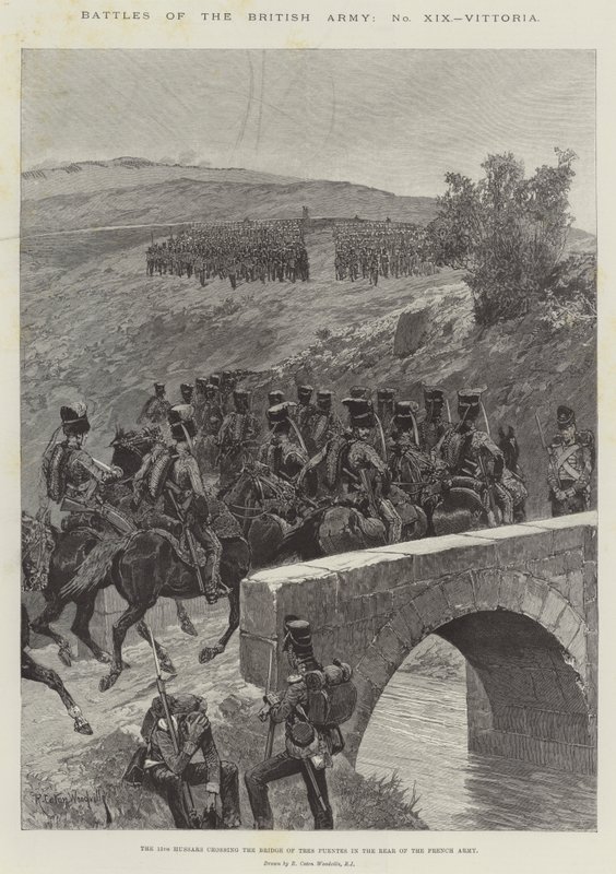 A brit hadsereg csatái, Vittoria alkotó: Richard Caton Woodville junior