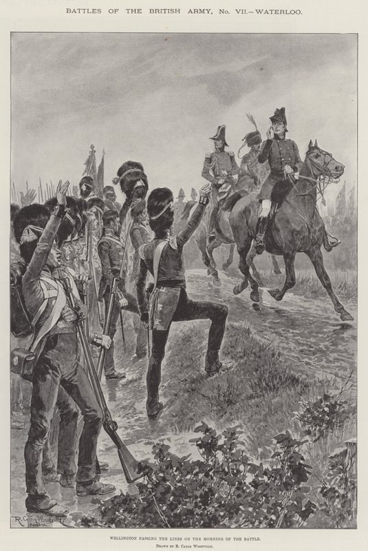A brit hadsereg csatái, Waterloo alkotó: Richard Caton Woodville junior