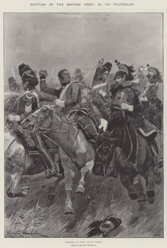 A brit hadsereg csatái, Waterloo alkotó: Richard Caton Woodville junior